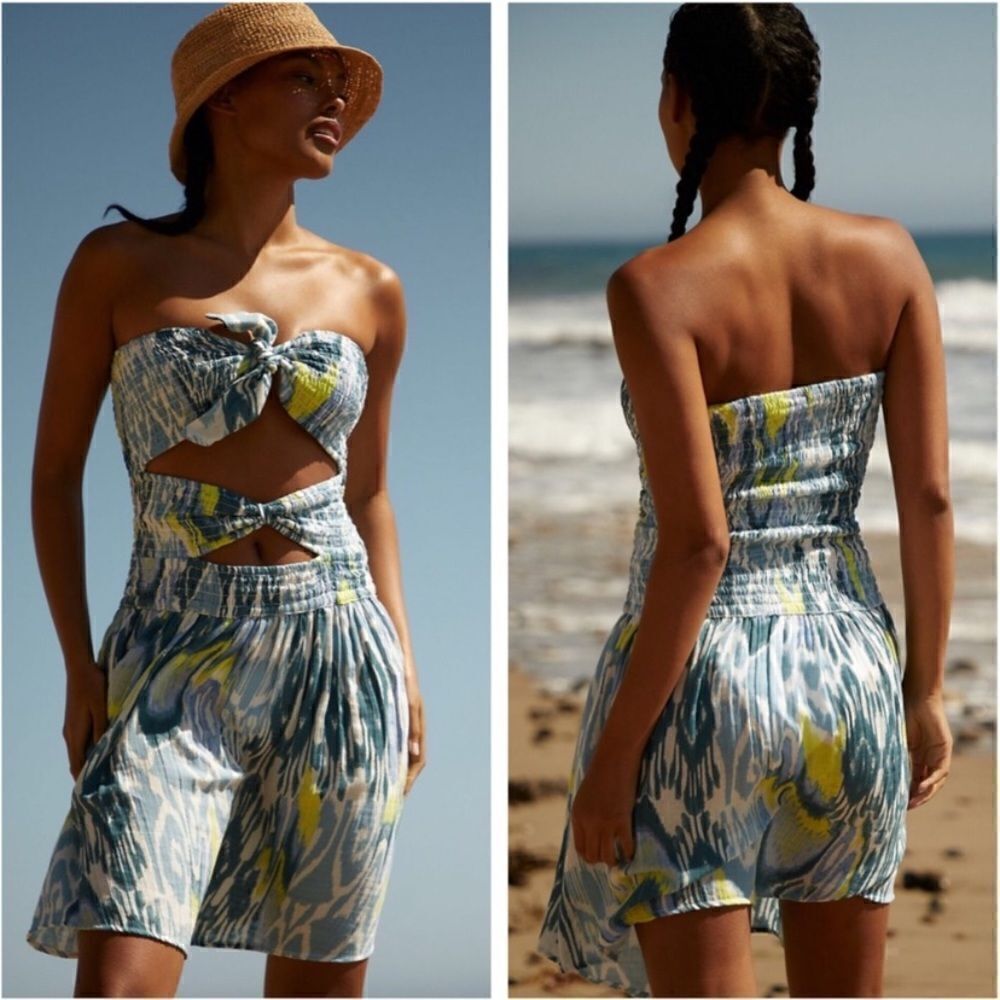 Anthropologie Reversible Smocked Mini Dress
NWT/NEW